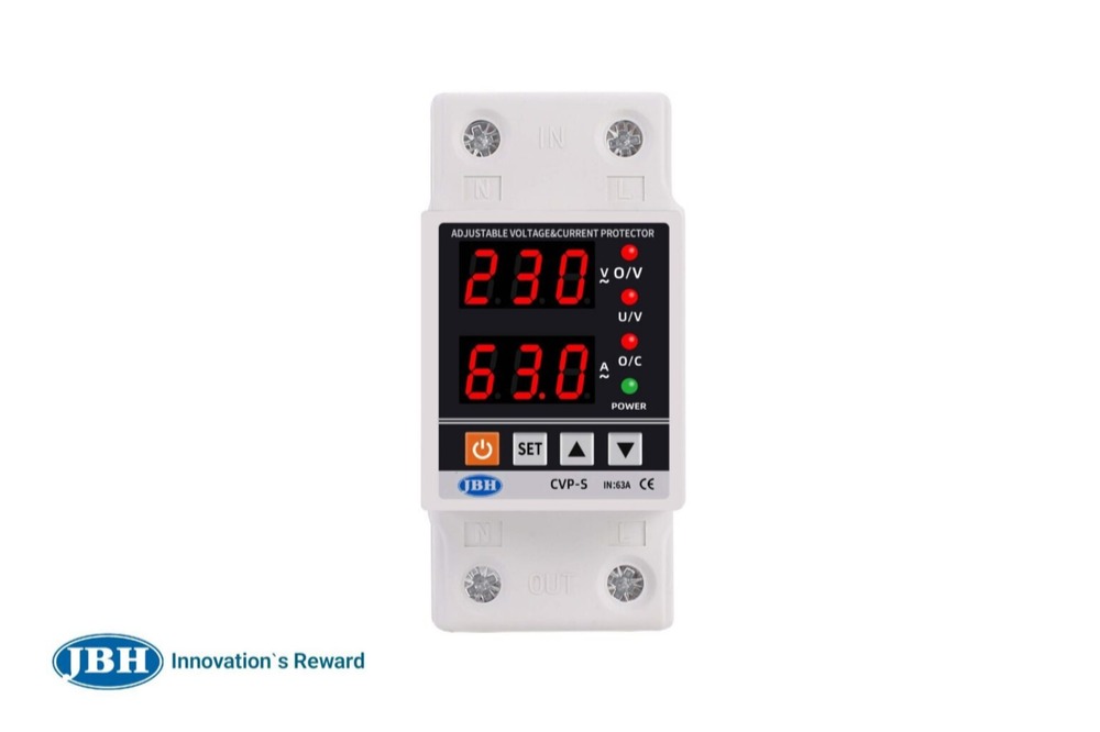 محافظ ولتاژ جریان تکفاز 63 آمپر JBH